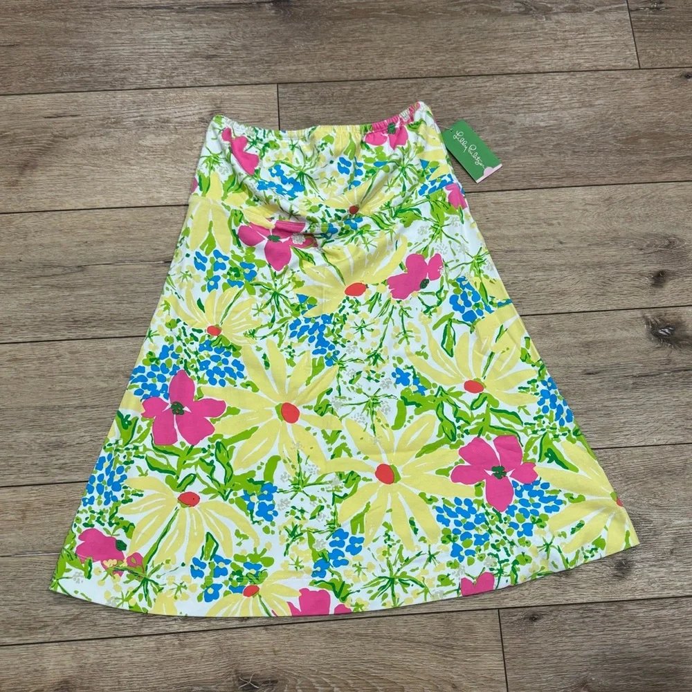NWT Lilly Pulitzer Delphina Strapless Dress size Medium - Picture 1 of 5